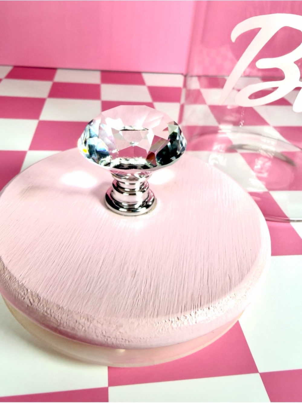 Barbie Logo Glass Storage Jar - Picture 3 of 3